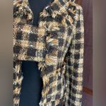 Walter Black and Carmel fringe‎ trim blazer Size 8 Photo 9
