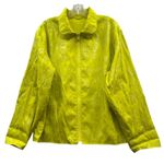 Mycra Pac Woman's Reversible Oversized Bright Neon Lime Streetwear Jacket Small Yellow Photo 0