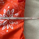 Pendleton  Tangerine White Floral Sleeveless A‎ Line Dress Size 10 Photo 8