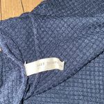 Lazy sundays dark blue waffle knit top Photo 2