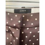 J.Crew COLLECTION Café Capri in Silky Dot Brown Size 2 silk/wool blend Photo 3