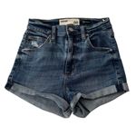 Garage  Premium Ultra High Rise Distressed Denim Shorts‎ Photo 0