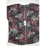 2/$20 Bobbie Brooks Round Neck 3/4 Sleeve Paisley Floral Blouse Knit Top sz XL Pink Photo 6