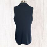 Bisou Bisou Black Ruffle Trim Women’s Vest, XL Photo 5