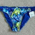 BP New with tags Nordstrom  tie dye floral blue and green bikini bottoms Photo 0