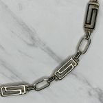 Greek Key Gold Tone Chain Belt One Size (OS) Adjustable Hook Closure ✨ Photo 5