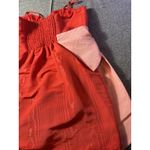 Women's Holiday‎ Sweetheart Bow Mini Dress Future Collective Coral Red LARGE Photo 11