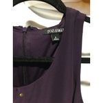 Roz & Ali Womens Dress Size 8 Sleeveless Studded Sheath Purple Knee Length Photo 2