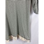 LOGO By Lori Goldstein LOGO Lori Goldstein Crochet Bottom Striped Tunic size small Photo 3