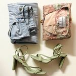 Amanda Smith Vintage Petites Floral Printed Short Sleeve Blazer Size 8 EUC Photo 1