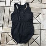 Ivy Park  Perforated Black Bodysuit Size XXS Photo 8