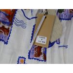 Anthropologie New Label Of Love Printed Wide Leg Linen Pants Sz M Beach Resortwear Dolce Vita Photo 2