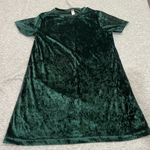 Elegant Green Velvet Midi Dress Size XL Photo 0