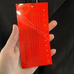 Diane Von Furstenberg DIANE Bon Furstenberg Black Silk Blazer Size Medium NWT Photo 5