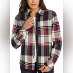Orvis Pinnacle Shirt Jacket Flannel Multicolor Check Fleece Lined Shacket Photo 1