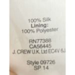 NWT J.Crew Clara Women’s Grey Sleeveless Lining Silk Chiffon Dress Size 0 Gray Photo 6