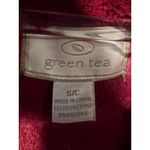 Green Tea  Womens S Faux Fur Fleece Lined Pink Holiday Red Core Soft Cozy Jacket Photo 6