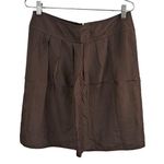 Banana Republic brown silk skirt size 8p New with tags Photo 0