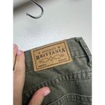 VTG 90's Brittania Green High Waisted Pleated Jeans Women’s Sz. 10 Photo 3