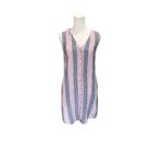 Marine layer - Lake Tank Striped Sleeveless Button-Down Linen Blend Dress Sz XS Photo 1
