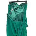 Minuet  size small strapless emerald green‎ dress hidden side zip Photo 4