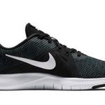 Nike NWT 🖤🤍 WIDE Womens Flex Trainer Black and Silver Sneakers, Size 8.5 WIDE Photo 0