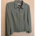 Tahari Women's Blazer Size 8 in Soft Green Photo 5