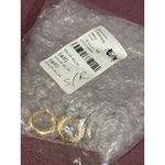 BaubleBar Dalilah Huggie Hoops in Gold One Size Womens small tube Photo 4