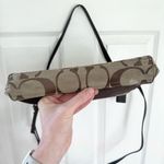 Coach Brown Two-Tone Signature Stripe Two-Way Bag - K0920-F13674 Photo 4