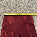 Lululemon red & orange tie-dye bike shorts size 6 Photo 6