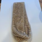 Faux Fur Cream Beige Cozy Soft Women’s Warm Cozy Dressy Winter Infinity Scarf Photo 1