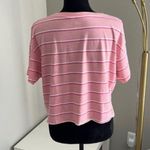 PINK - Victoria's Secret  Womens Short Sleeve Round Neck Crop Top Pink Size Medium Photo 1