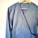 Kate Spade SATURDAY | Navy Blue Collarless Trench Coat Buckle Side | Size XL Photo 1