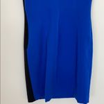 Jay Godfrey  black and blue sheath dress 6 Photo 5