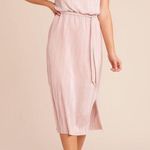 BB Dakota Off To The Races Midi Dress in Mauve Rose High Neck Sleeveless Dress S Photo 2