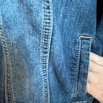 Maurice's Dark Blue Light Blue Faded Denim Jean Jacket Size 3 Photo 6