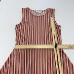 Leota Dress Womens XS Pink Striped Sleeveless Stretch Fit Flare Photo 6