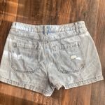 Indigo Rein  Light Blue Distressed Jean Shorts Photo 3