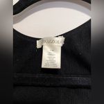 Bozzolo  Black Ribbed Crop Tank Top Sports Bra Activewear Gym Casual Sz S/M EUC Photo 1