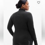 Athleta  Salutation Full Zip Jacket Black Size 1X Stretchy Soft Fitted Athletic Photo 1