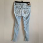Hollister  Super Skinny Light Wash Blue Denim Distressed Jeans Womens 26 Photo 4