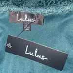 Lulus ✨HP✨Crochet Cutie Forest Green Crochet Lace Off-the-Shoulder Dress✨ Photo 5