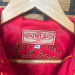 Johnny Was  Orange And Pink Embroidered Jacket Size Medium Photo 7