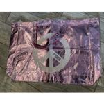 Victoria's Secret Pink Crinkle Tote Crackle Peace Weekender NWT 2008 Metallic VS Photo 2