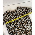 Philosophy Tan Animal Leopard Print Crewneck Pullover Sweater Size XS Photo 2