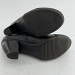 Wearever Wear.Ever (7.5) Calida Espresso Brown Faux Leather Chunky Loafer Ankle Boots Photo 6