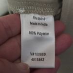 Coldwater Creek  Beaded Embellished Sheer Button Up Shirt Taupe XL Elegant Luxe Photo 8