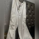 Gianni Bini  Cream Wide Leg Cargo Pants Photo 5