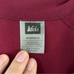 REI Red Quarter Zip Lightweight Sweatshirt Sweater Hiking Running Medium Photo 1