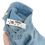 Madewell  Denim Tunic Dress in Kelleyville Wash Size Small NWT Cotton Linen Photo 7